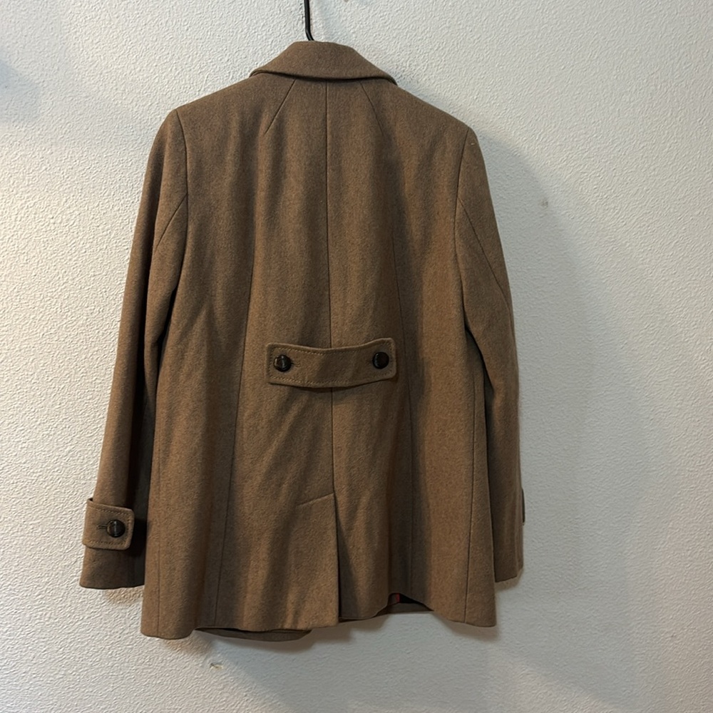 Calvin Klein Brown Double-Breasted Coat - Picture 8 of 8